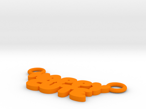 happy-cute in Orange Processed Versatile Plastic