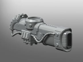 Squire-Engine Volkanic Bombard in Smooth Fine Detail Plastic: Small