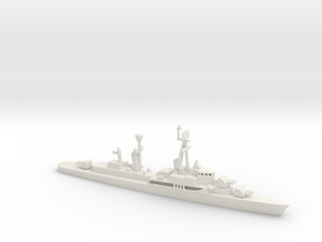 1/1250 Scale USS Goodrich DDR-831 in White Natural Versatile Plastic