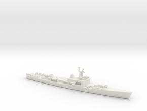 1/1250 Scale Dealey Class in White Natural Versatile Plastic