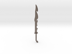 Magic Sword  in Polished Bronzed-Silver Steel