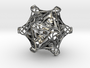 Icosahedron modified organic  in Polished Silver