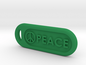peace in Green Processed Versatile Plastic