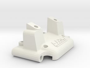 losi jrx2 front bulkhead with lip in White Natural Versatile Plastic