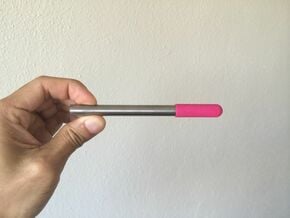 Pen Type-A Short Pocketable Cap in Pink Processed Versatile Plastic
