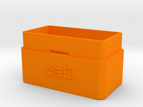20mm Extension for MP5 PEQ Battery Box in Orange Processed Versatile Plastic