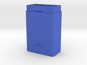 70mm Extension for MP5 PEQ Battery Box in Blue Processed Versatile Plastic