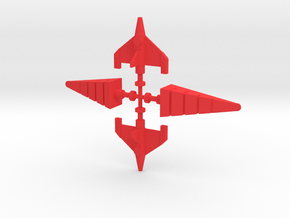 Giant Acroyear Large Missiles in Red Processed Versatile Plastic