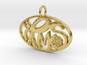 PMSF - Pendant in Polished Brass