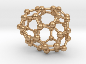 0671 Fullerene c44-43 c1 in Natural Bronze