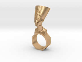 Nefertiti ring in Natural Bronze