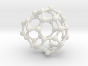 0679 Fullerene c44-51 c1 in White Natural Versatile Plastic