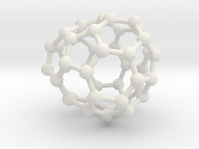 0680 Fullerene c44-52 c1 in White Natural Versatile Plastic