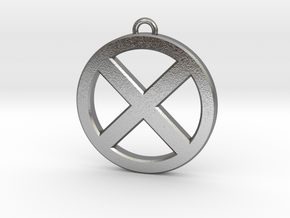 Keychain - Necklace - Xmen in Natural Silver