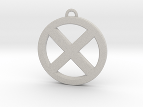 Keychain - Necklace - Xmen in Natural Full Color Sandstone