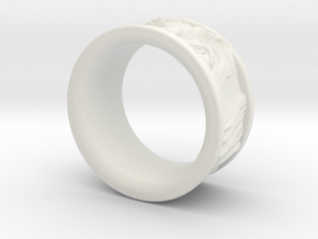 Franklin Ring in White Natural Versatile Plastic: 5 / 49