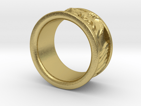 Franklin Ring in Natural Brass: 5 / 49