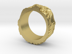 Franklin Ring original in Natural Brass: 5 / 49