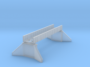 Deck plate girder bridge Z scale in Tan Fine Detail Plastic