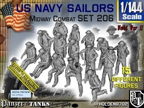 1/144 USN Midway set 206 in Tan Fine Detail Plastic