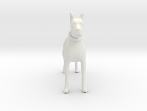 Printle Animal Danish Dog - 1/32 in White Natural Versatile Plastic