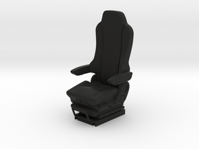 GRAMMER Truck seat  1/14 scale for R/C model truck in Black Natural Versatile Plastic