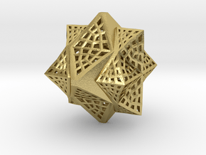 Tetra Cube octa Family Compound in Natural Brass