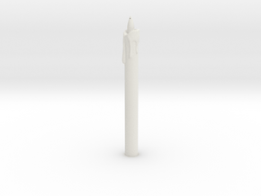 Candle in White Natural Versatile Plastic