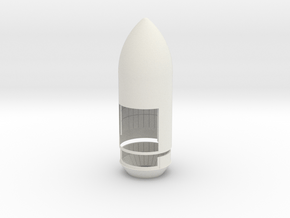 Falcon Heavy Cutaway Fairing 1:64 in White Natural Versatile Plastic