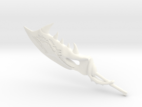 Golem Blade (Monster Hunter) in White Processed Versatile Plastic: Extra Small