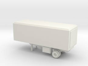 1/87 Scale M119 Trailer in White Natural Versatile Plastic