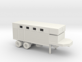 1/87 Scale M750 Trailer in White Natural Versatile Plastic