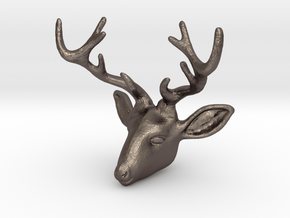 Deer V2-A in Polished Bronzed-Silver Steel