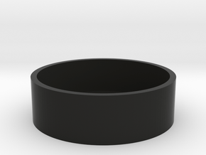 Simple Beauty Ring 22MM in Black Natural Versatile Plastic
