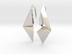 Sharp Enmotion Earrings in Platinum