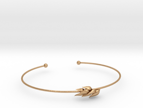 Wheat bracelet in Natural Bronze