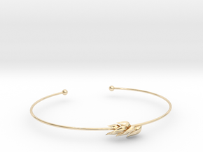Wheat bracelet in 14k Gold Plated Brass