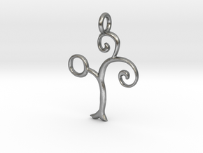 Alchemical Silver 02 (Loop Available) in Natural Silver: Large