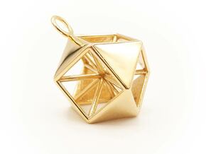 Vector Equilibrium Pendant - Archimedean Solids in Polished Brass