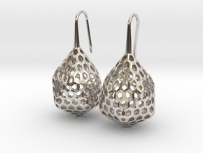 STRUCTURA Stylized, Earrings. in Platinum