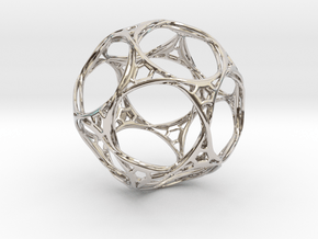 Looped docecahedron in Platinum