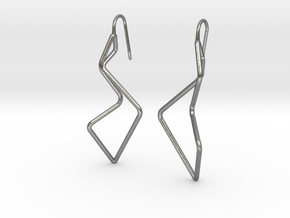 A-LINE Enmotion, Earrings in Natural Silver