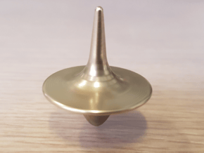 Inception Spinning top in Polished Nickel Steel