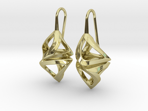 Trianon Twist, Earrings in 18K Gold Plated