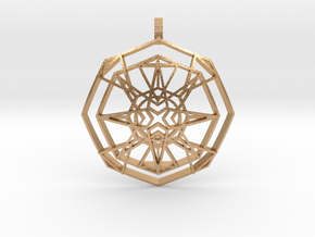 Metatron's Fire-Star (Domed) in Natural Bronze