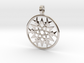 STARIUM MAPIOS in Rhodium Plated Brass