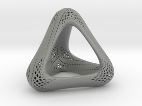 Perforated Tetrahedron  in Gray PA12