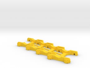 4 x "Loco Buggy V 1.0 SPECIAL" H0 (1:87) in Yellow Processed Versatile Plastic