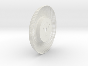 C-LRV wheel inner mesh & hub-FL&BR in White Natural Versatile Plastic