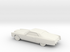 1/76 1971 Cadillac Eldorado Convertible in White Natural Versatile Plastic